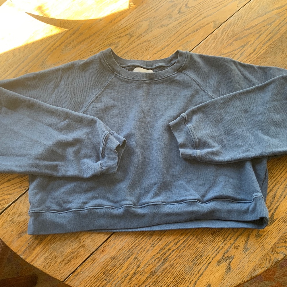 SIXTHREESEVEN cropped sweatshirt/excellent condition/XL/made in LA/cotton